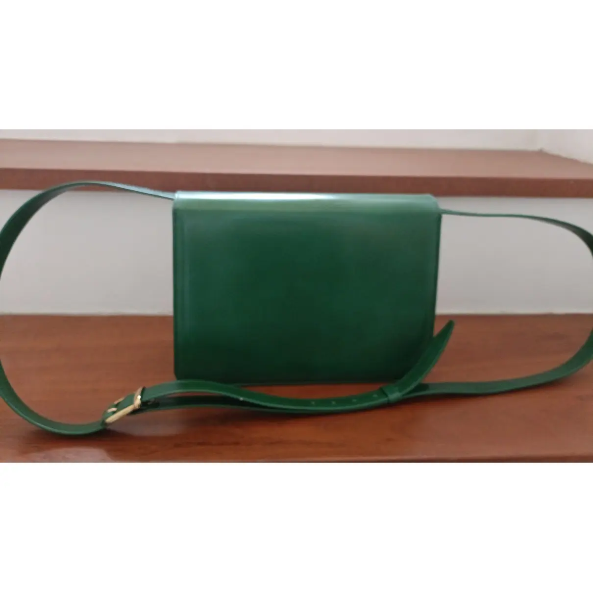 Buy Prada Light Frame patent leather crossbody bag online