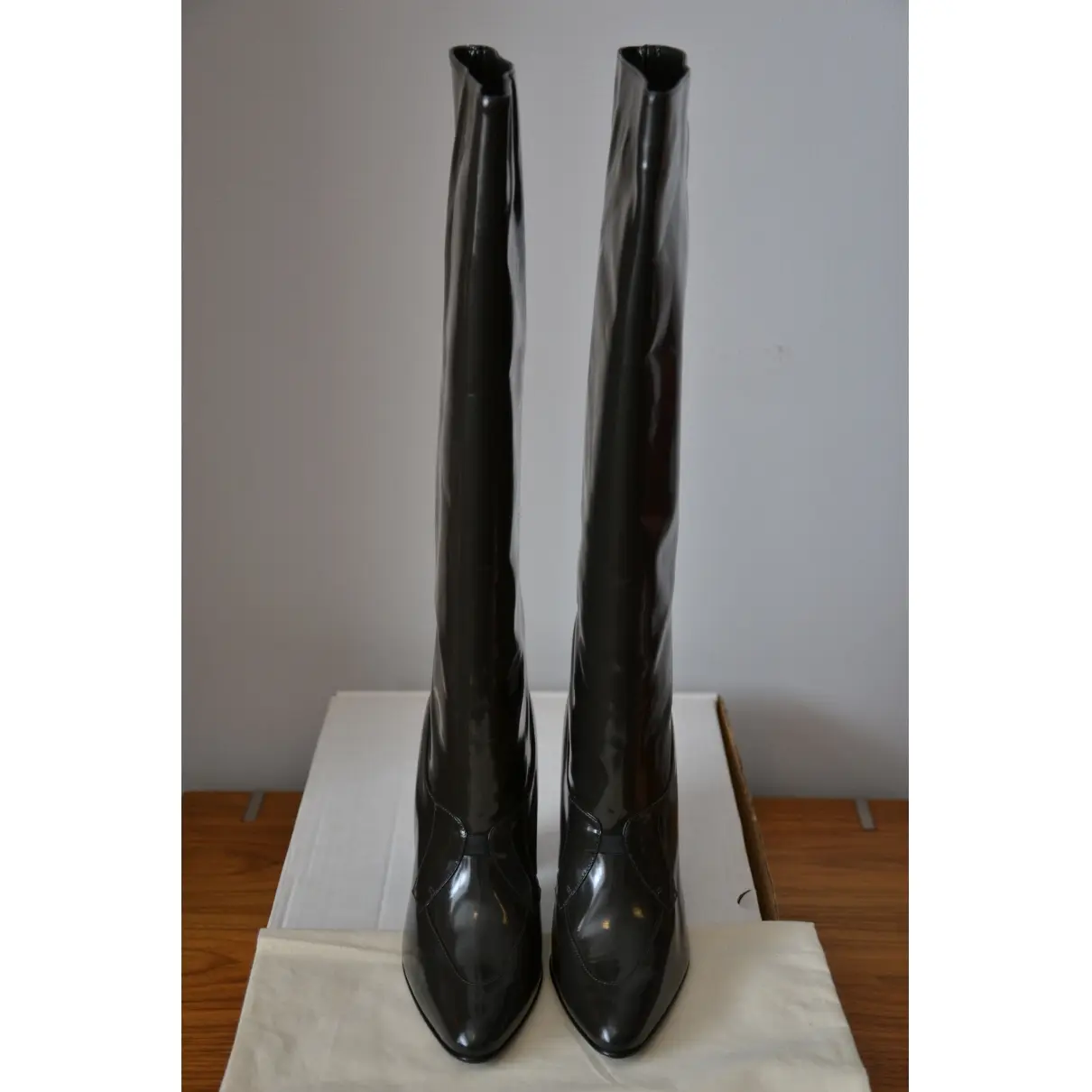 Patent leather boots Marni
