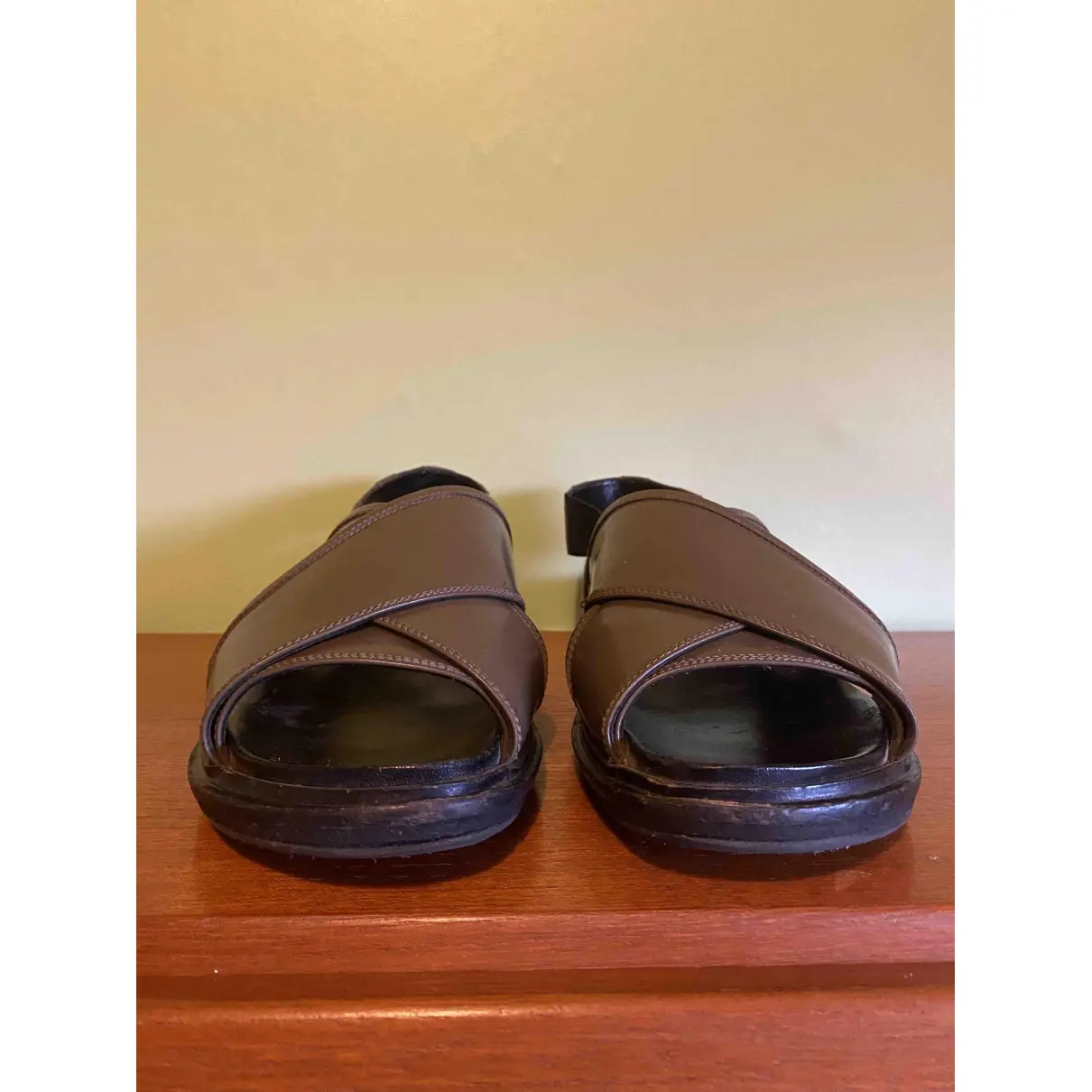 Patent leather sandal Marni