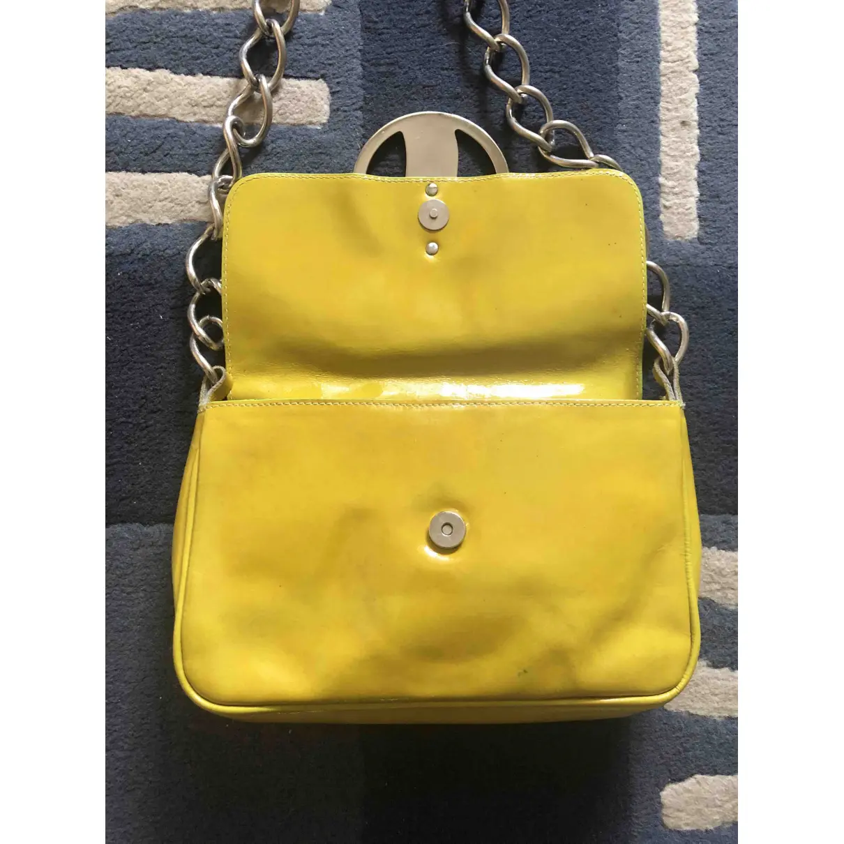 Patent leather handbag Orciani
