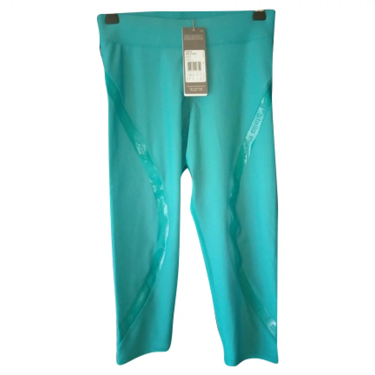 Green Polyester Trousers Adidas