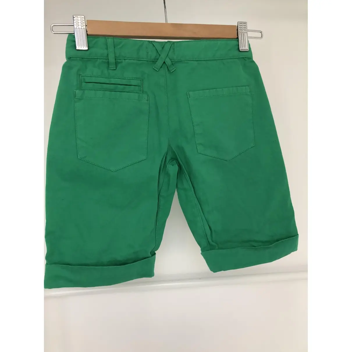 Billy Bandit Green Cotton Shorts for sale