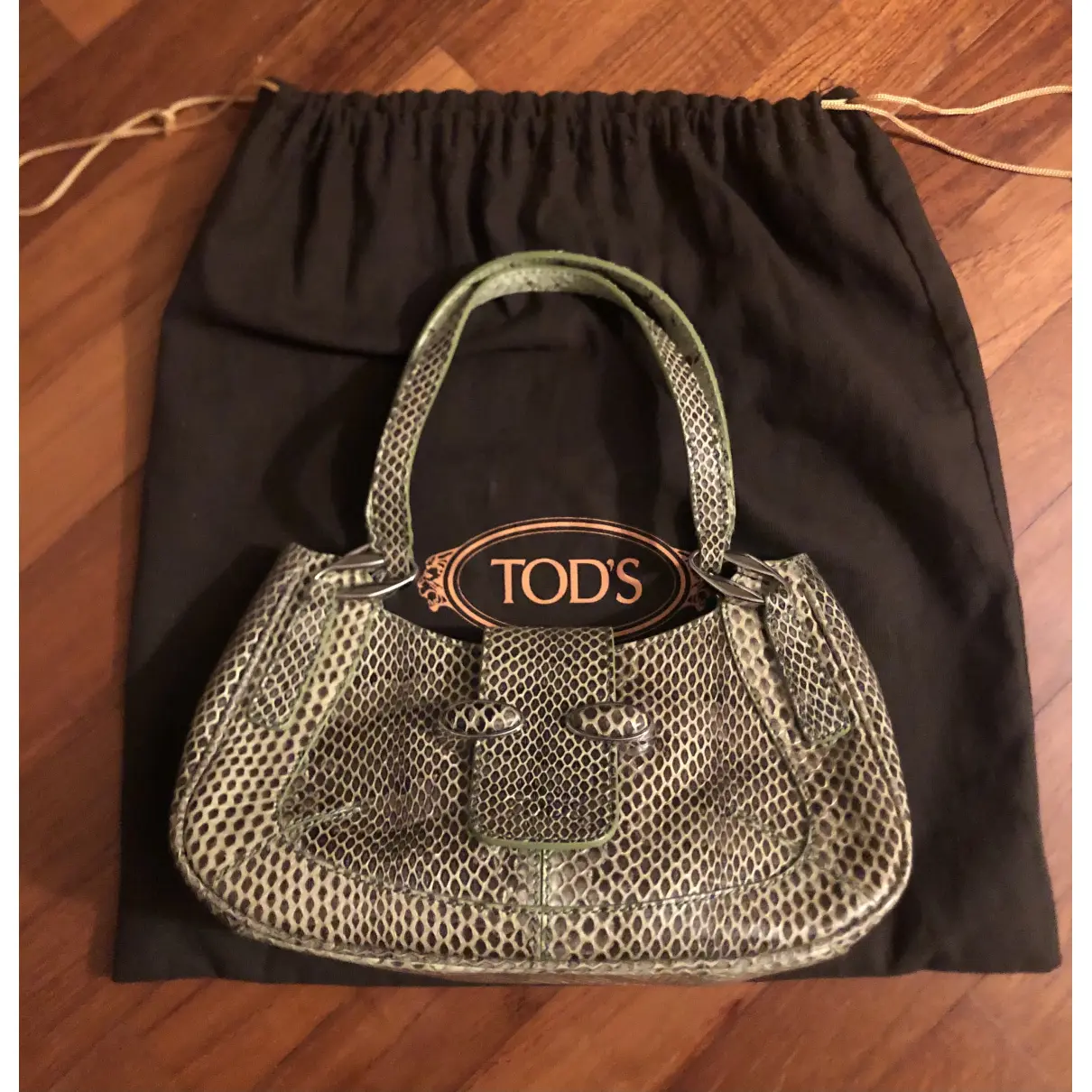 Python handbag Tod's - Vintage