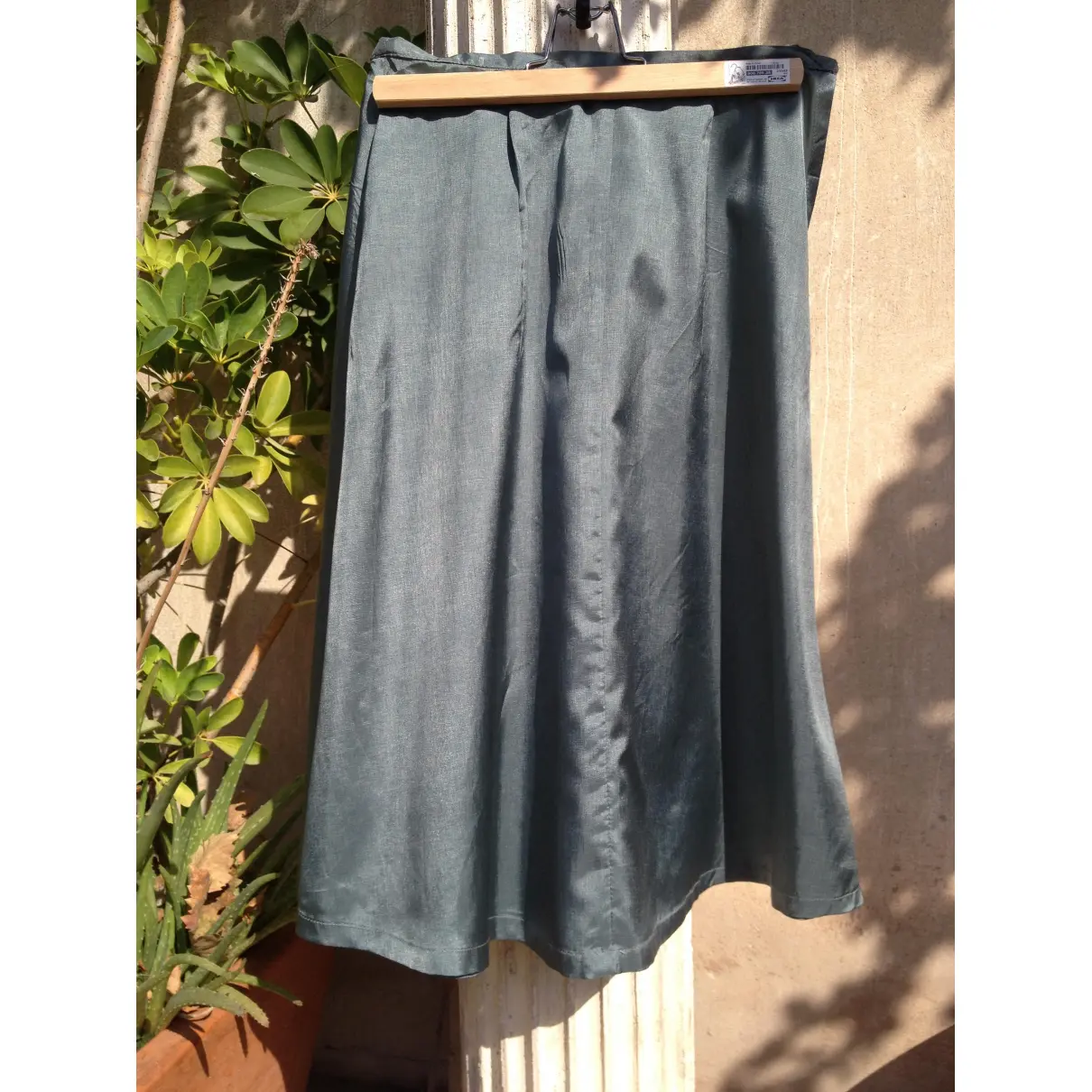 Buy Aigner Silk mid-length skirt online