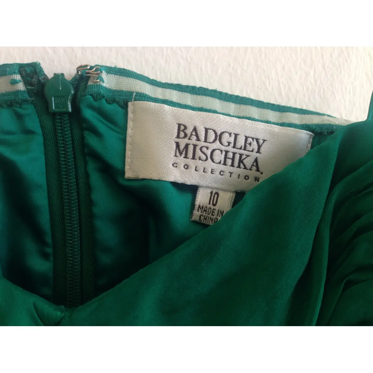 Buy Badgley Mischka Silk maxi dress online