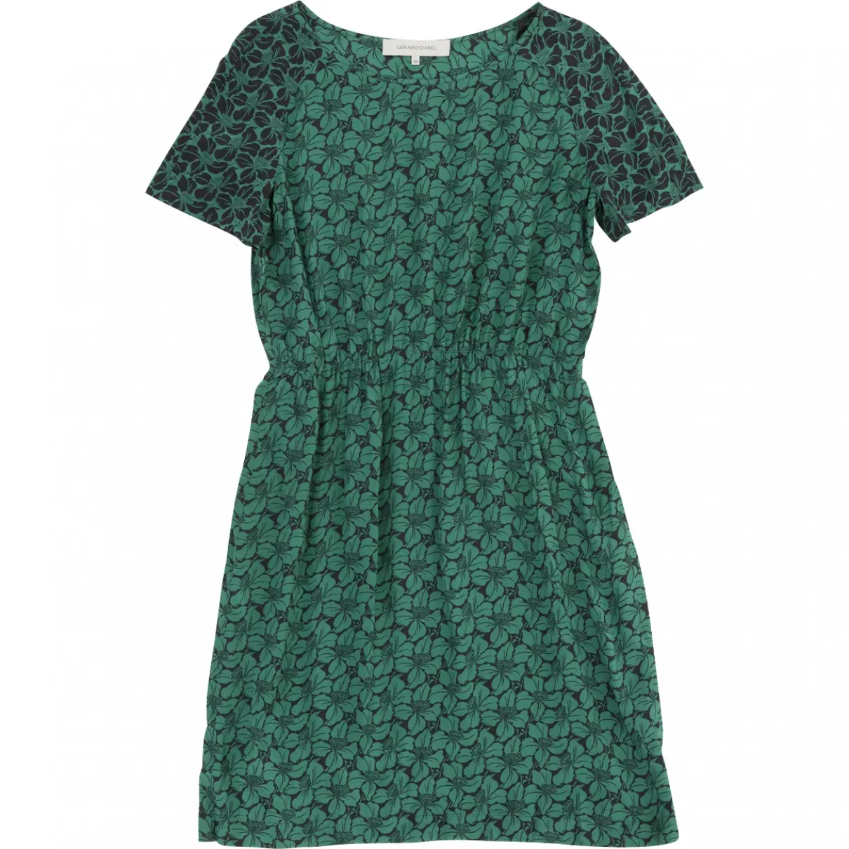 Green Silk Dress Gerard Darel