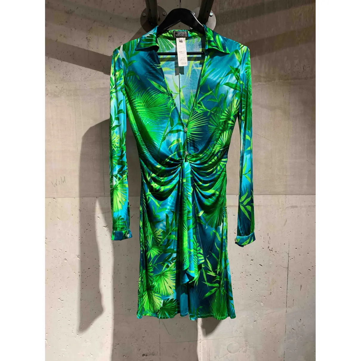 Silk mid-length dress Gianni Versace - Vintage