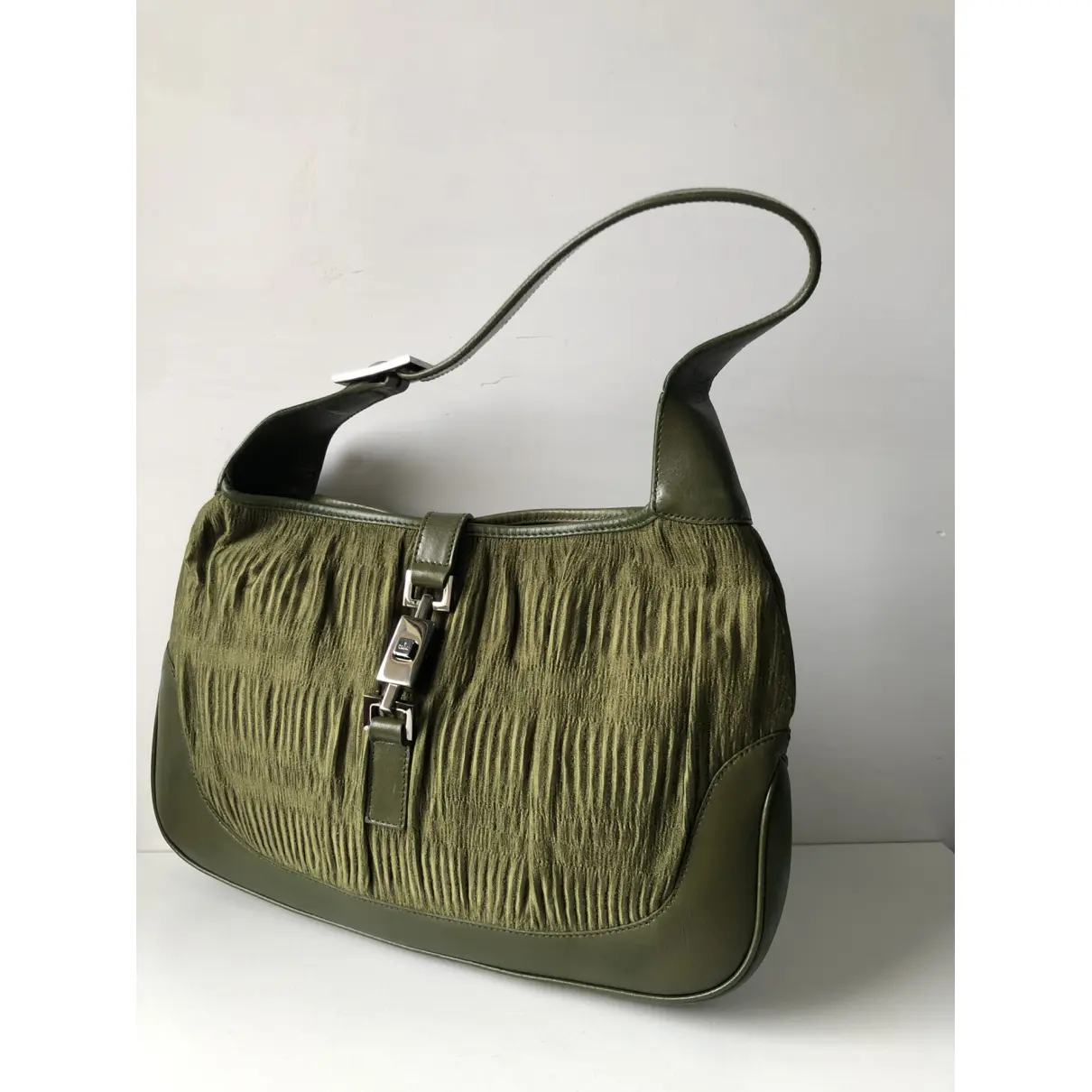 Jackie Vintage silk handbag Gucci - Vintage