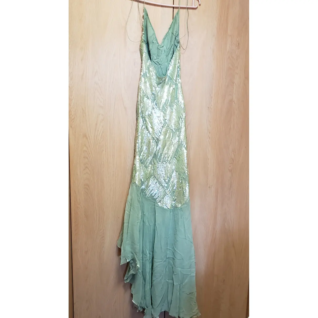 Buy Jenny Packham Silk maxi dress online - Vintage