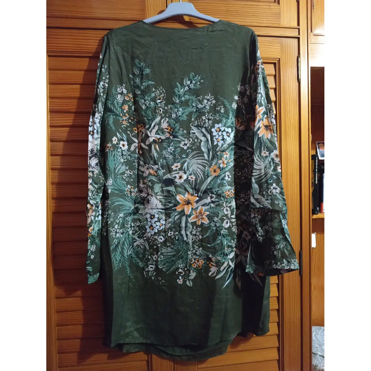 Buy Massimo Dutti Silk mid-length dress online