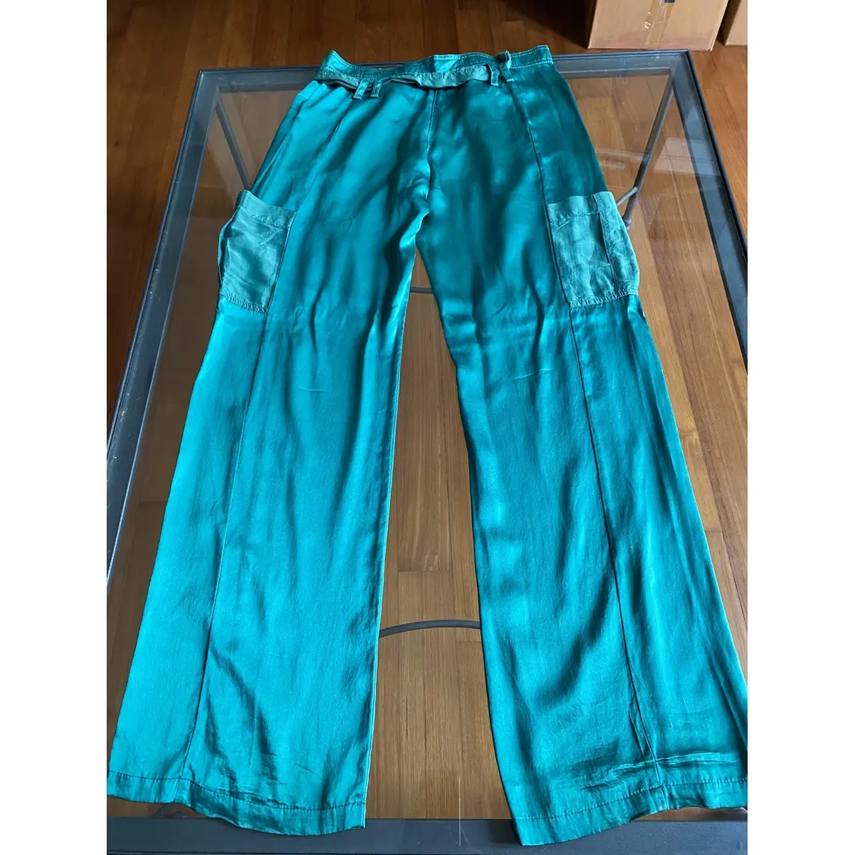 Patrizia Pepe Silk large pants for sale