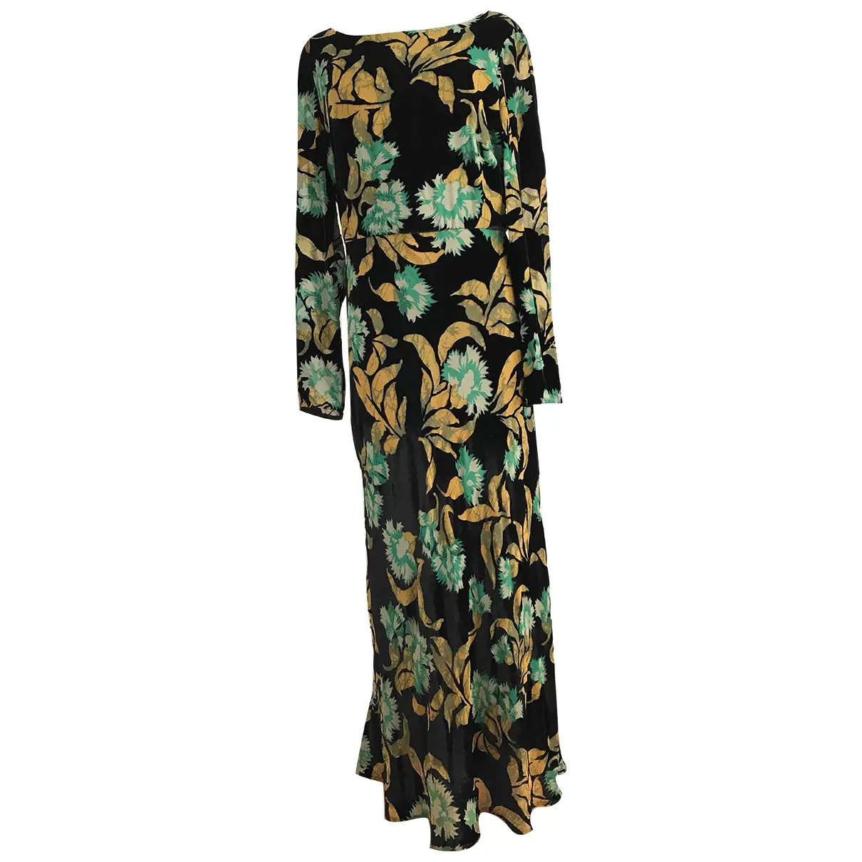 Silk mid-length dress Saloni