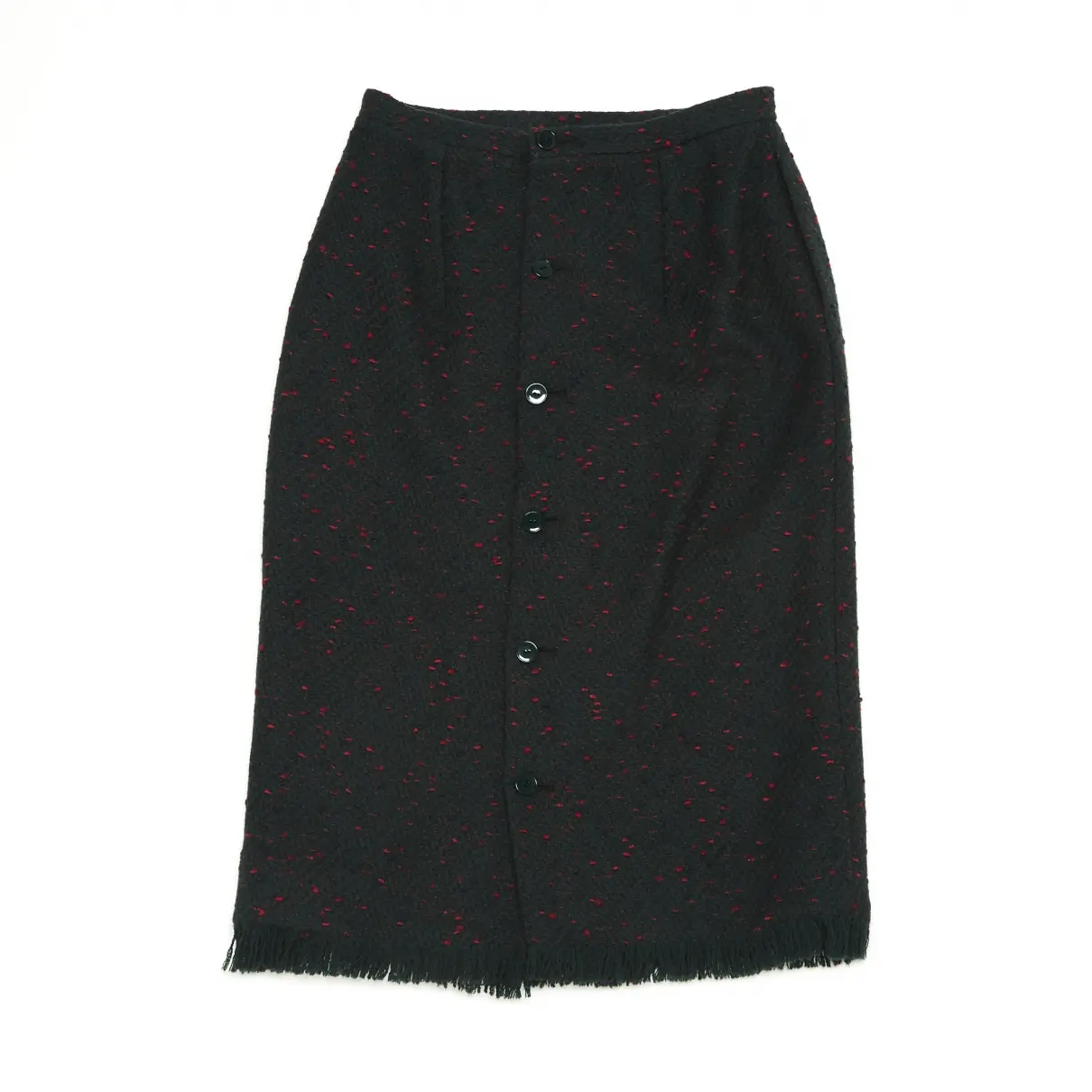 Valentino Garavani Tweed mid-length skirt for sale - Vintage