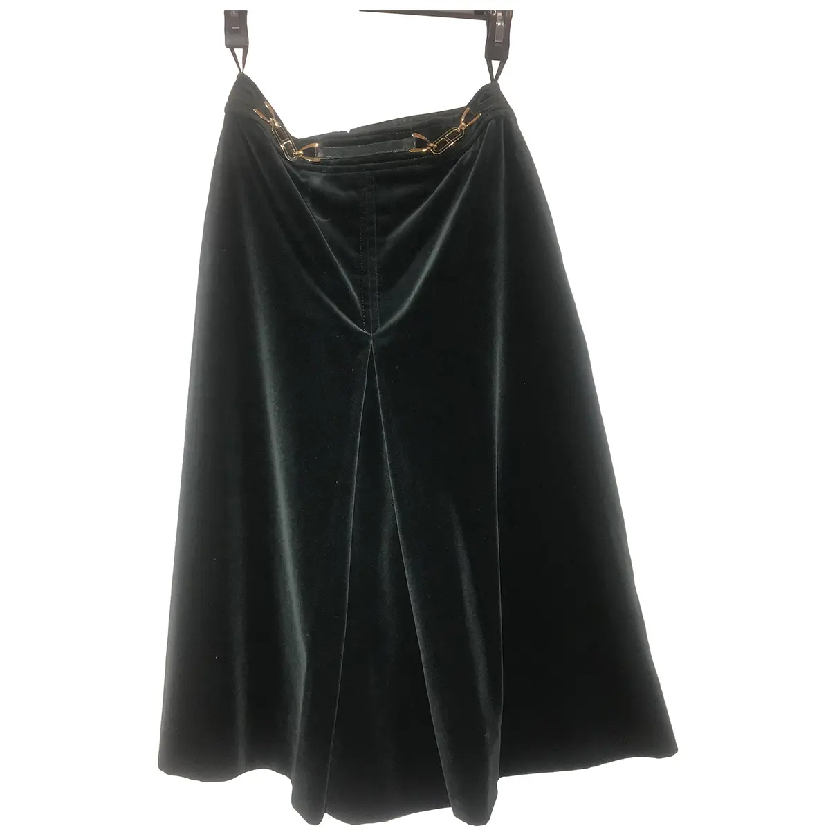 Velvet mid-length skirt Celine - Vintage