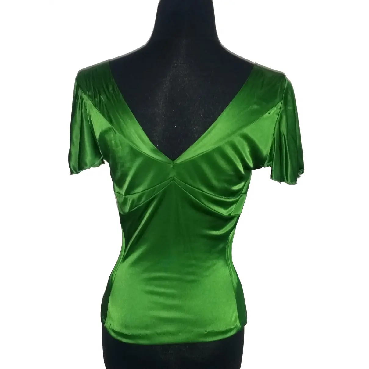 Christian Lacroix Green Viscose Top for sale