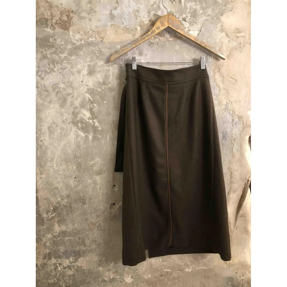 Attic And Barn Wool mid-length skirt for sale