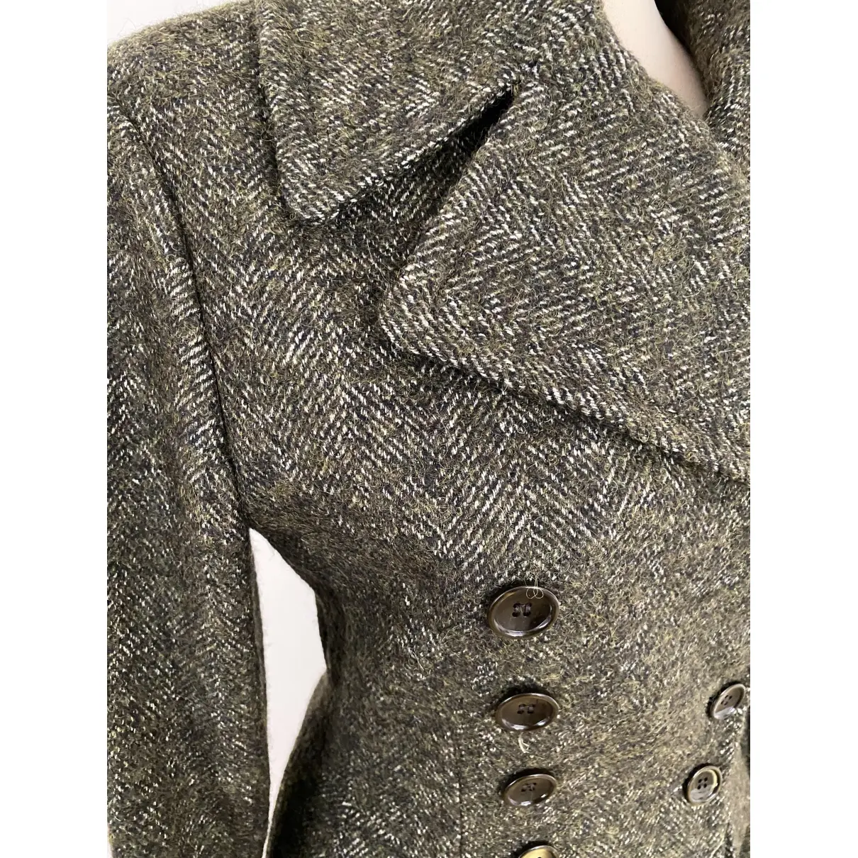 Wool coat Galliano - Vintage