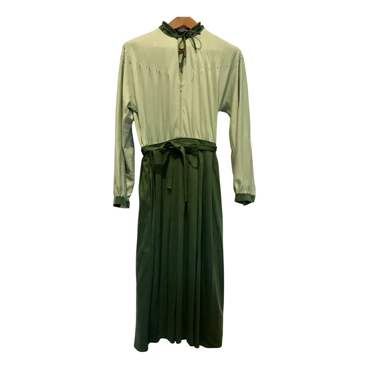 Wool maxi dress Louis Feraud - Vintage
