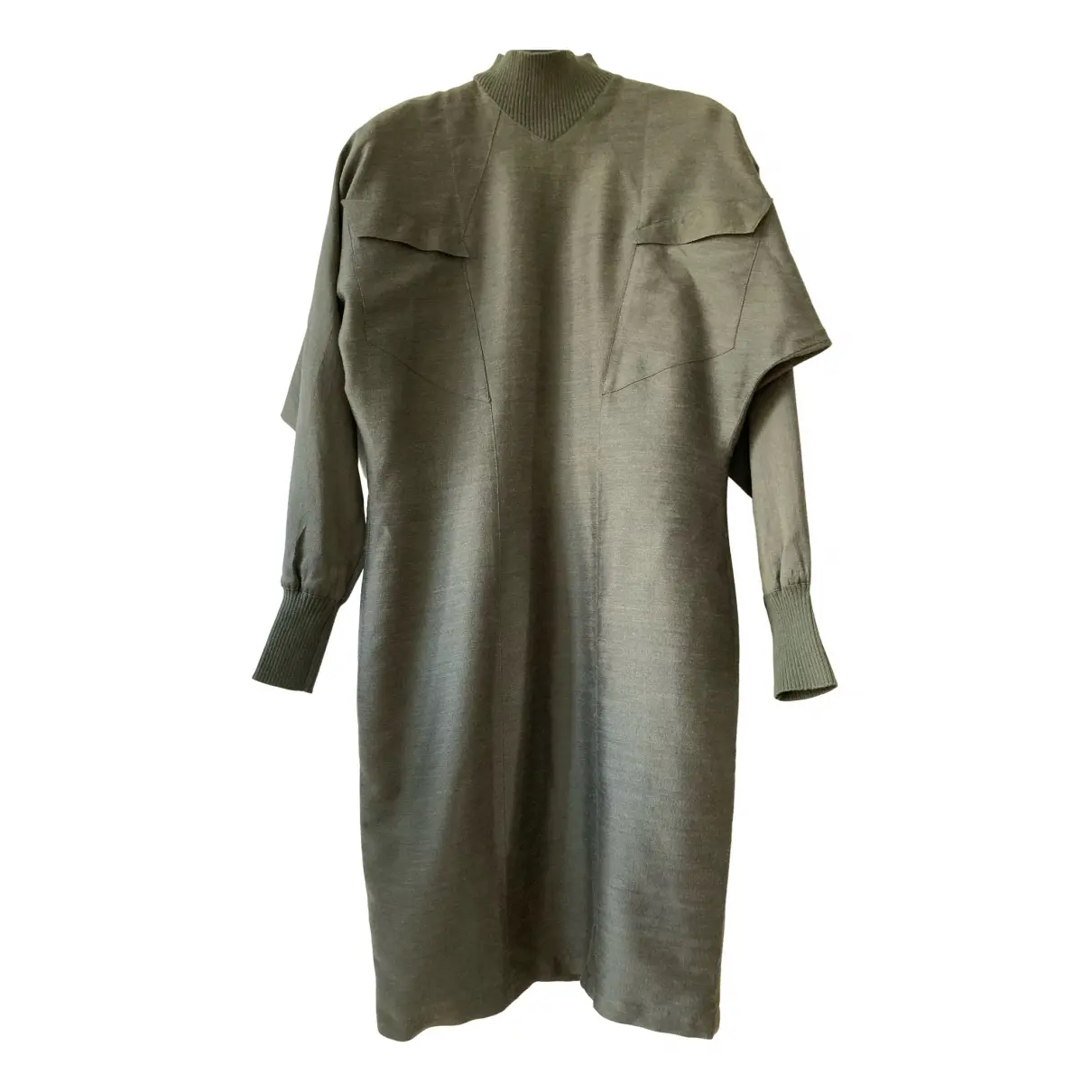 Wool mid-length dress Thierry Mugler