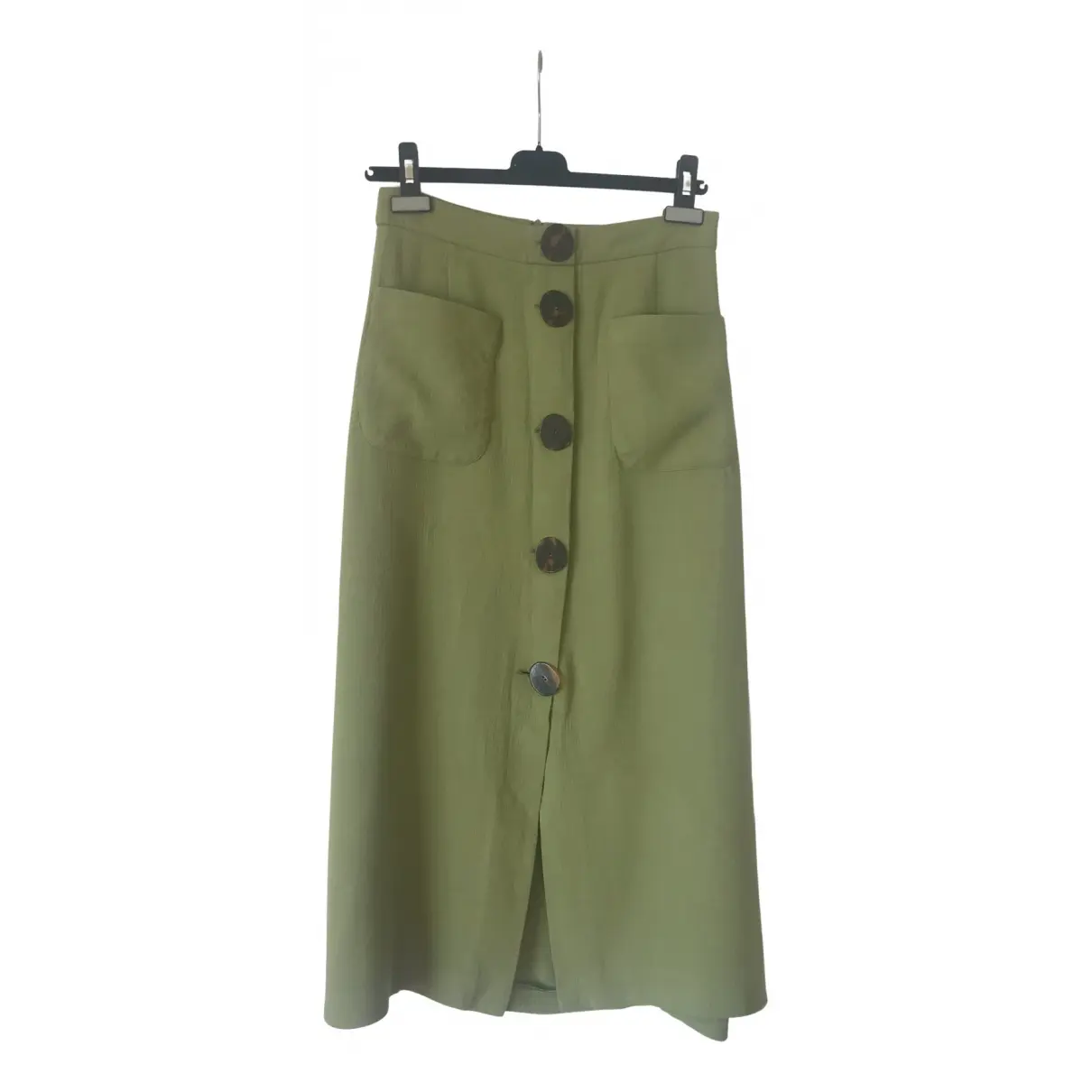 Wool mid-length skirt Uterque