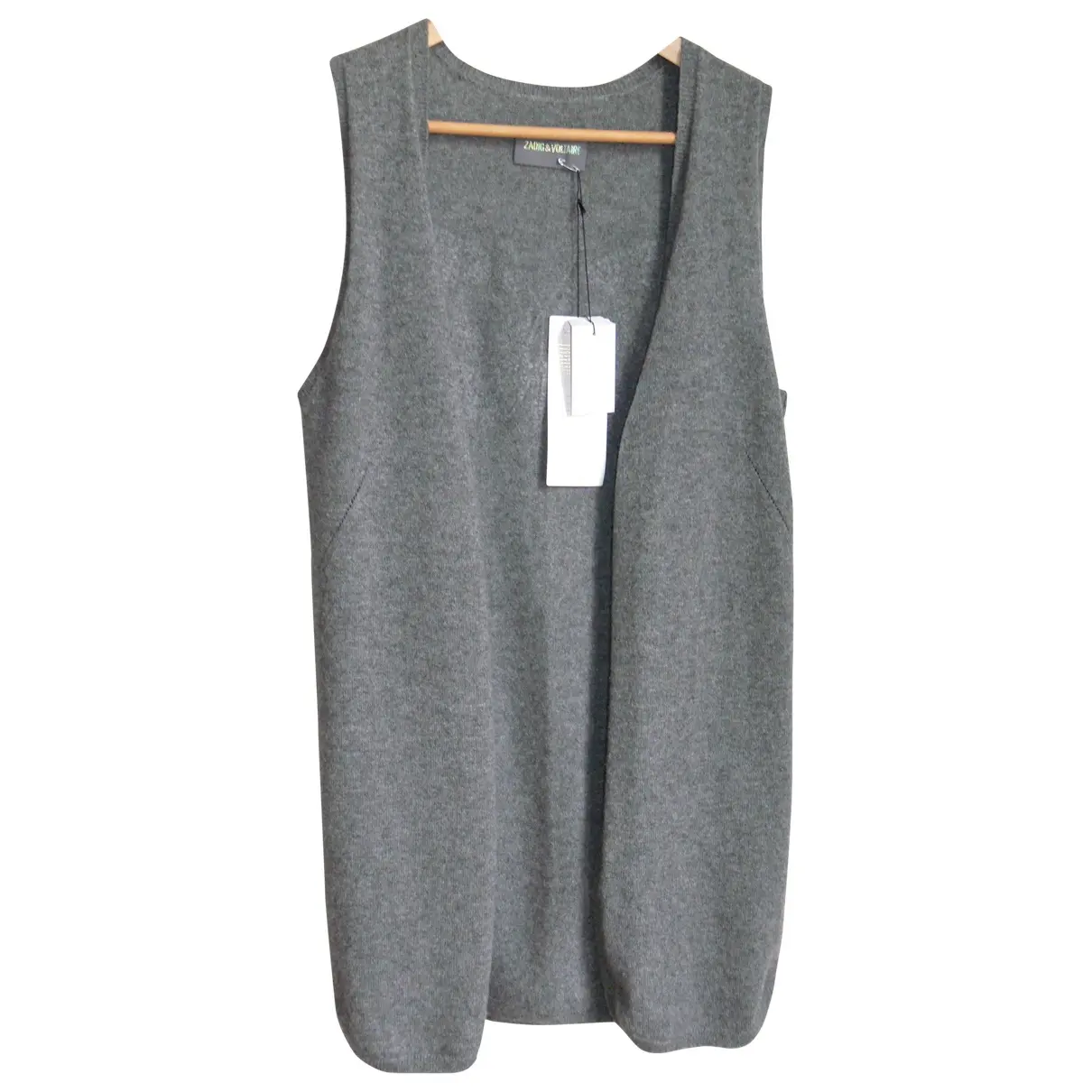 Grey Cashmere Knitwear Zadig & Voltaire