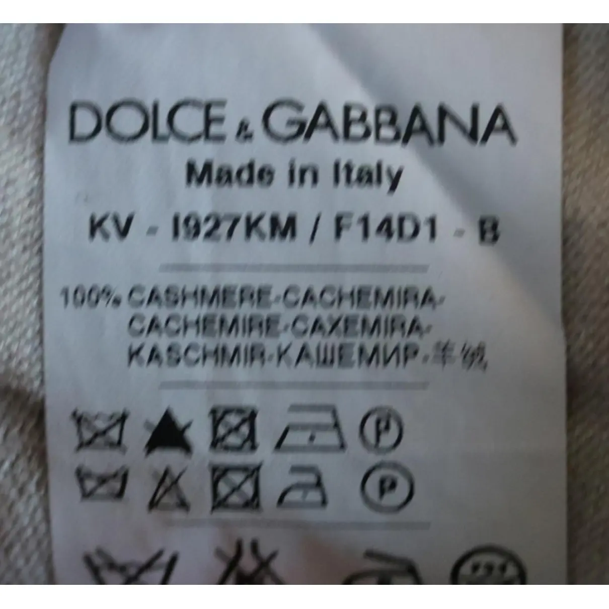 Cashmere knitwear Dolce & Gabbana