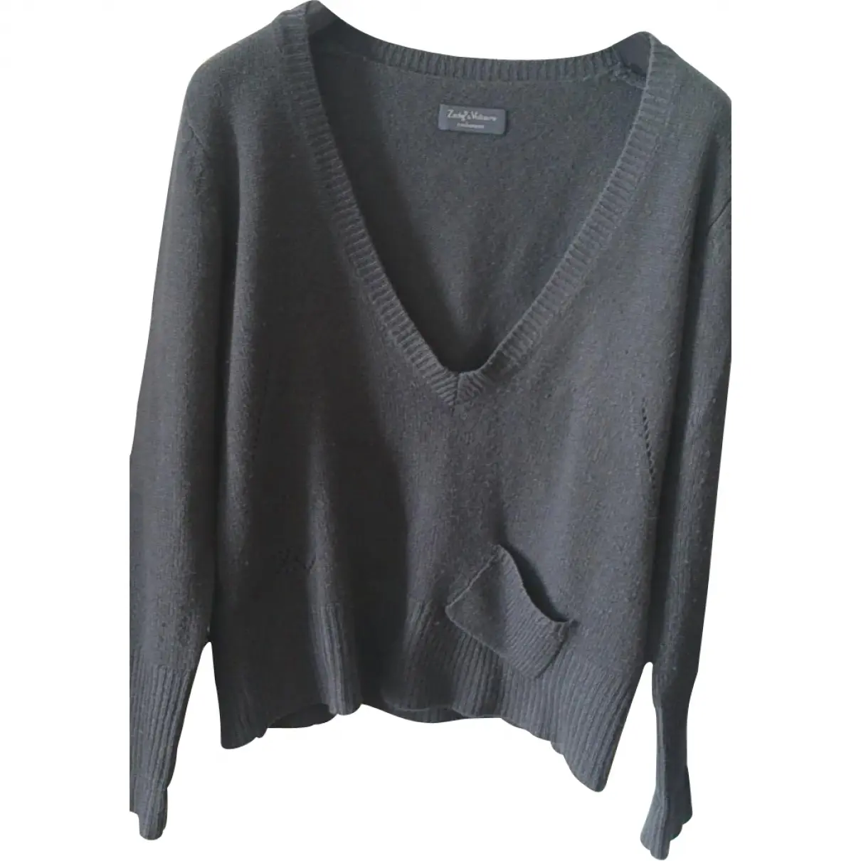 Grey Cashmere Knitwear Zadig & Voltaire