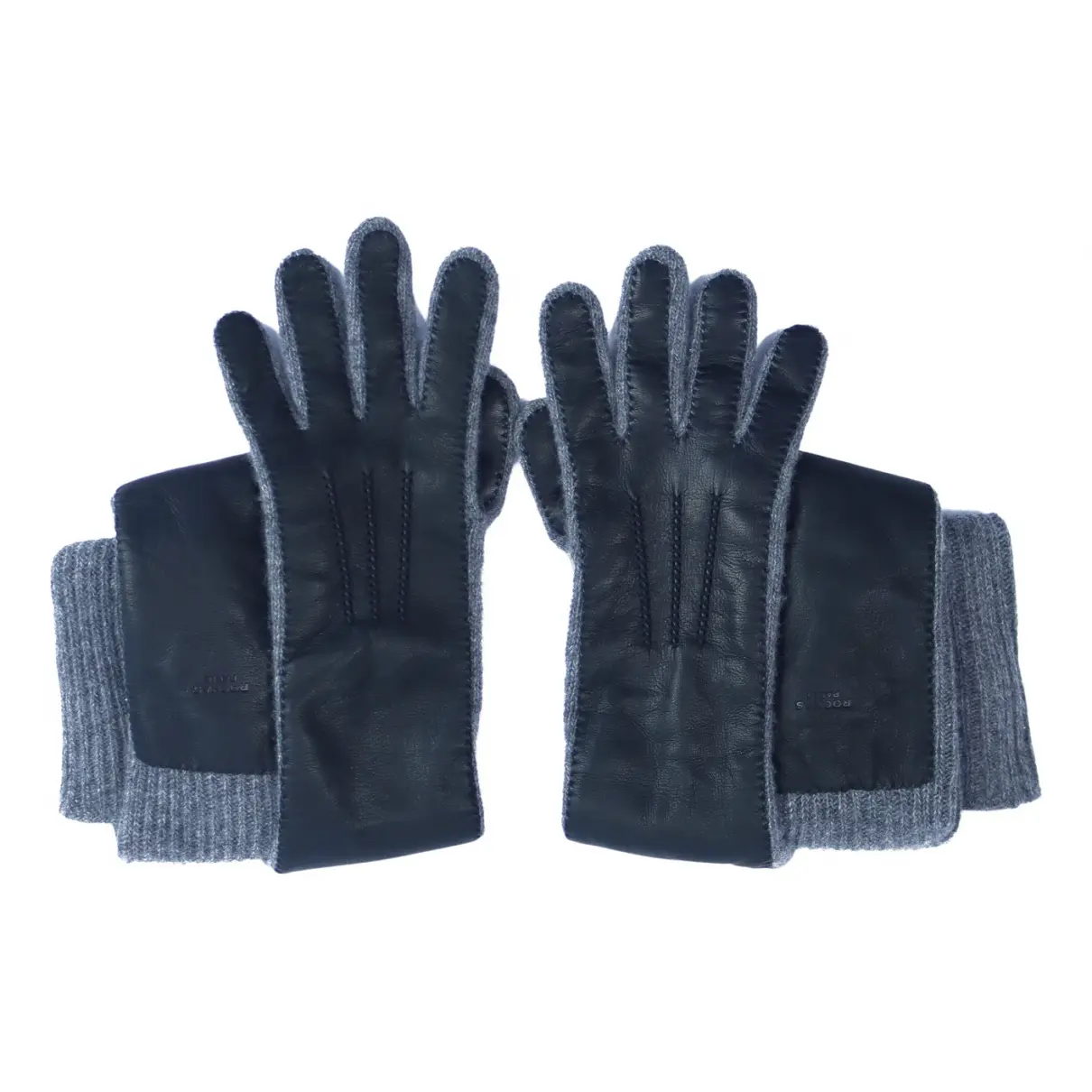 Cashmere long gloves