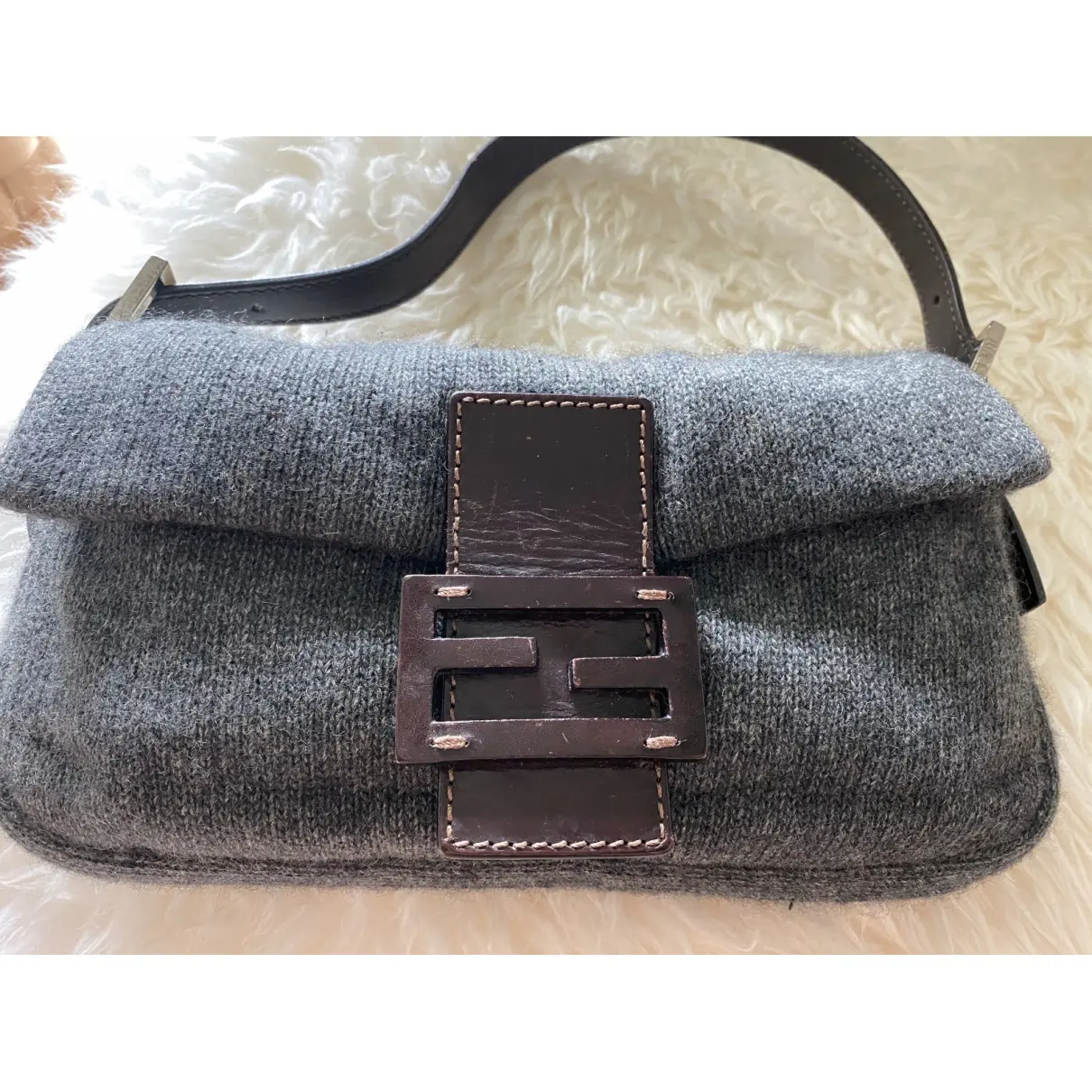 Baguette Chain cloth handbag Fendi