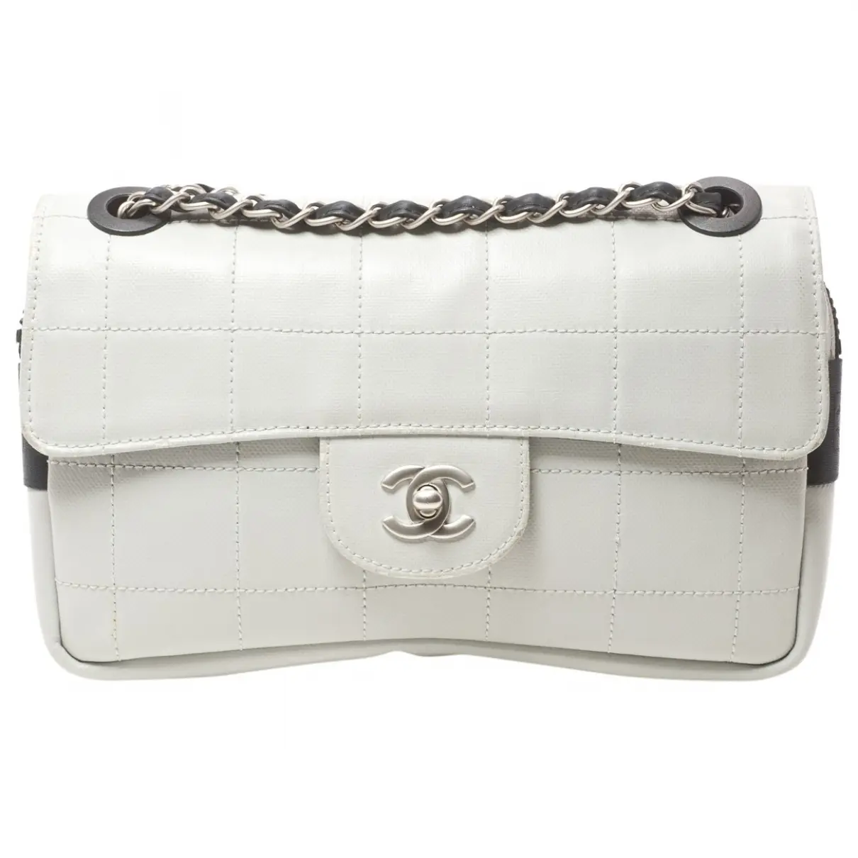 Grey Cloth Handbag Chanel