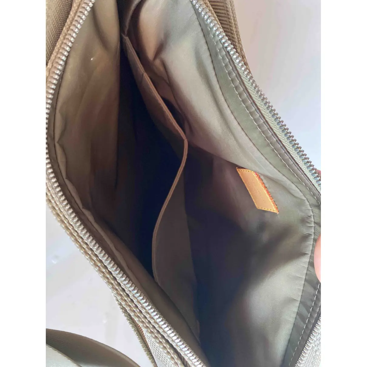 Cloth satchel Louis Vuitton - Vintage