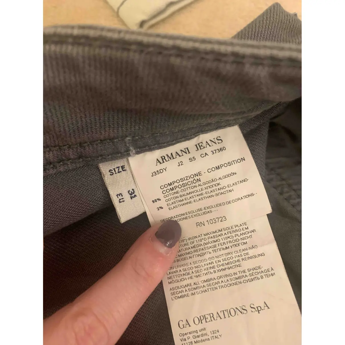 Luxury Armani Jeans Jeans Women