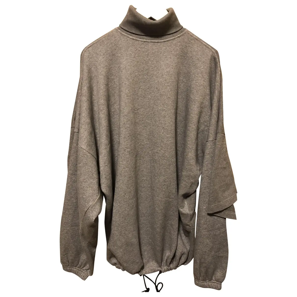 Grey Cotton Knitwear & Sweatshirt Balenciaga