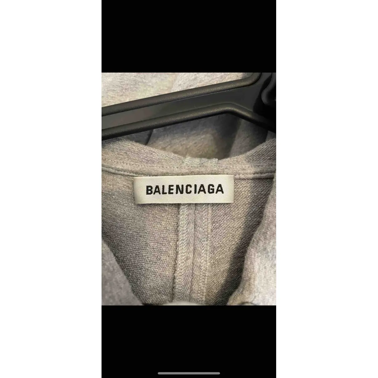 Grey Cotton Knitwear & Sweatshirt Balenciaga