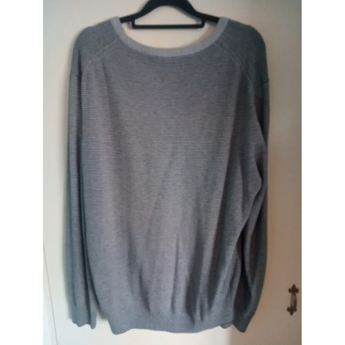 Buy Balmain Grey Cotton Knitwear & Sweatshirt online