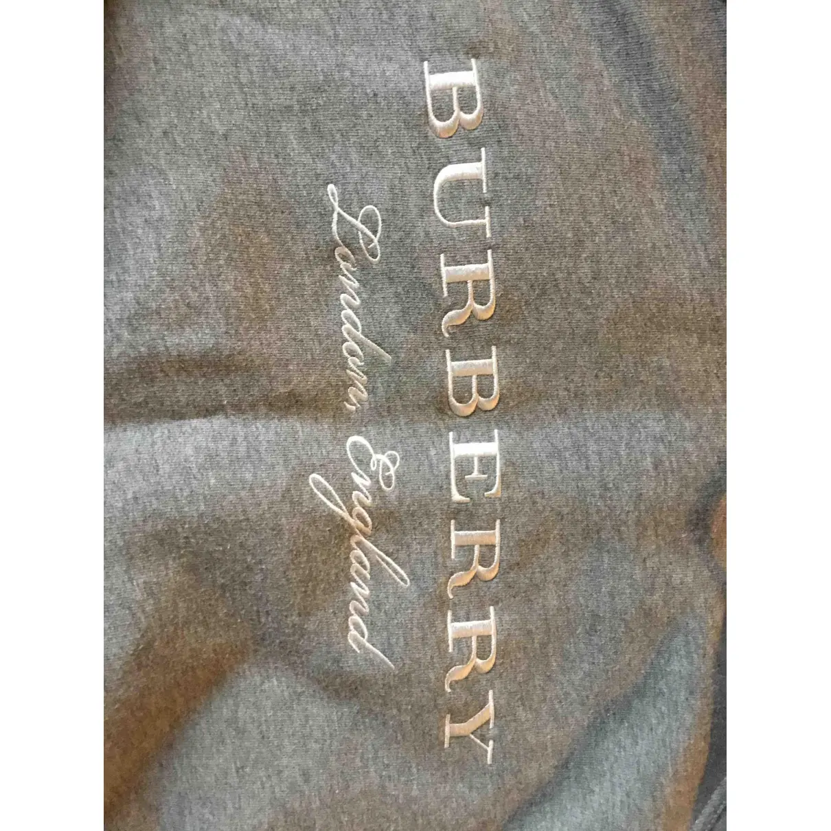 Buy Burberry Grey Cotton Knitwear & Sweatshirt online