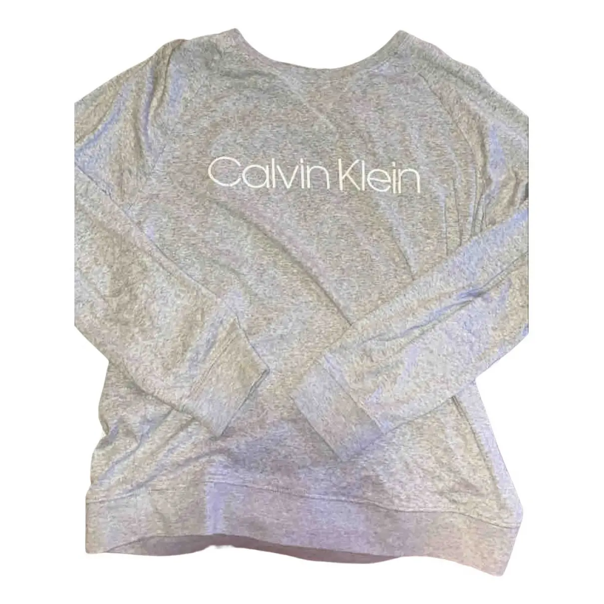 Grey Cotton T-shirt Calvin Klein