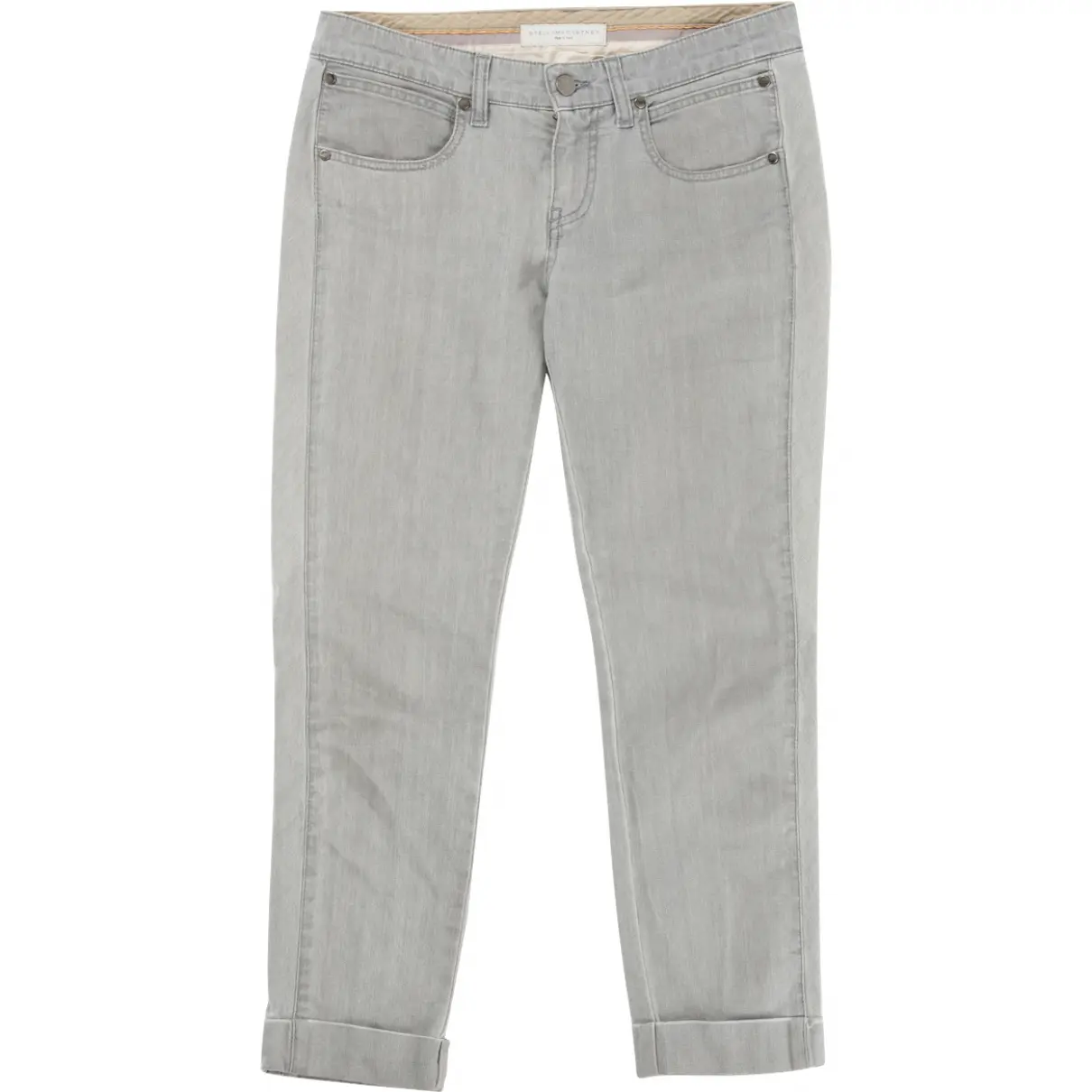 Grey Cotton Jeans Stella McCartney