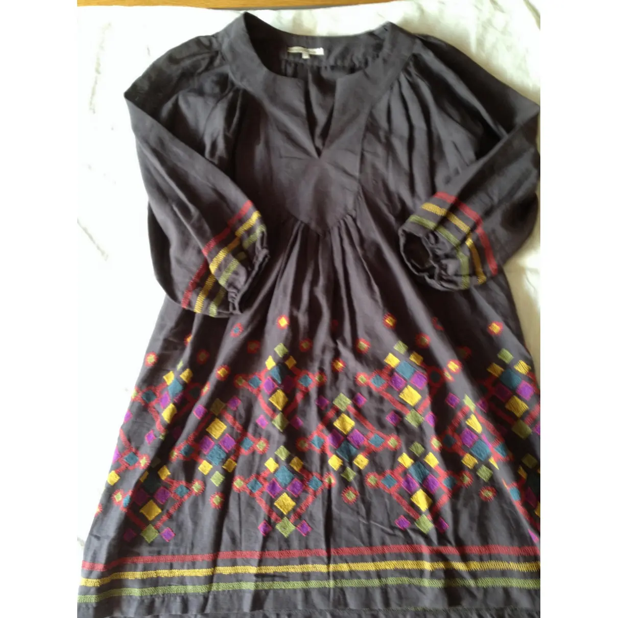 Scarlett Roos Grey Cotton Dress for sale