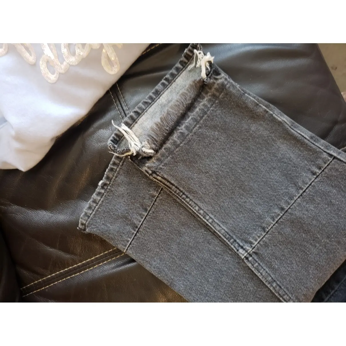 Grey Cotton - elasthane Jeans Fall Winter 2019 The Kooples