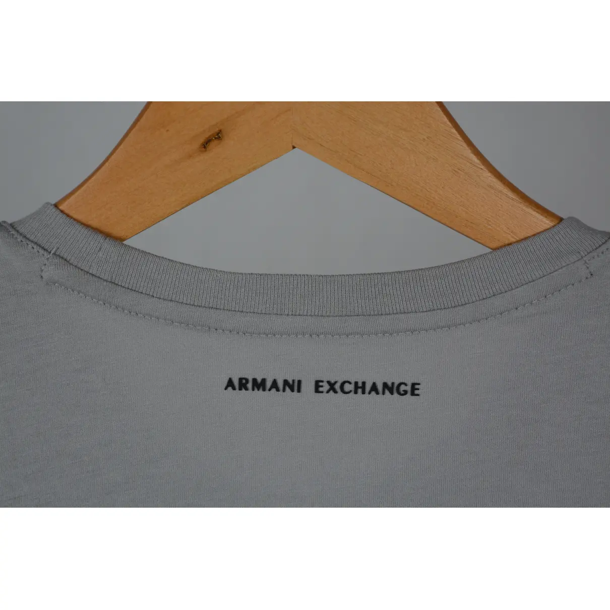 Grey Cotton T-shirt Armani Exchange