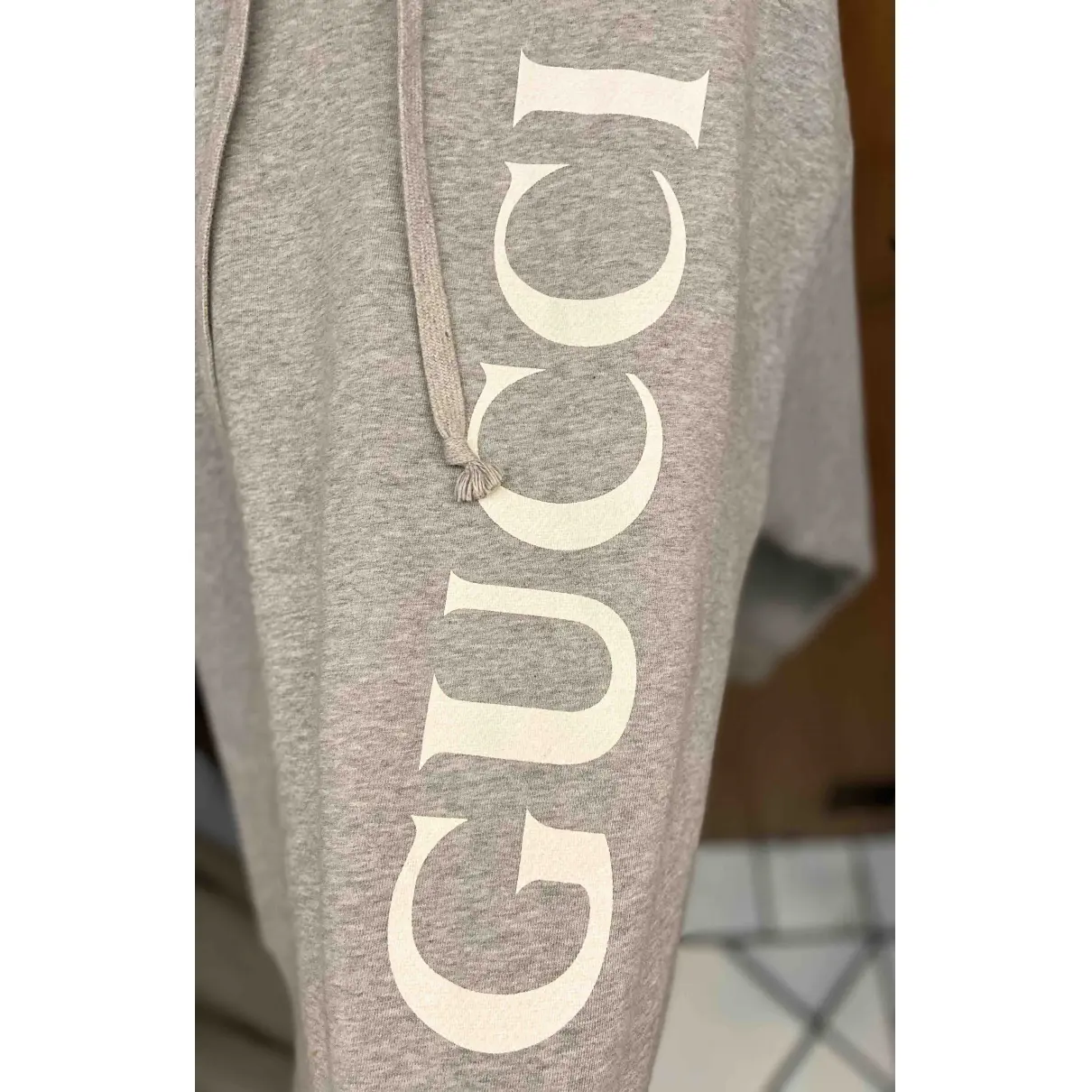 Buy Gucci Grey Cotton Knitwear & Sweatshirt online