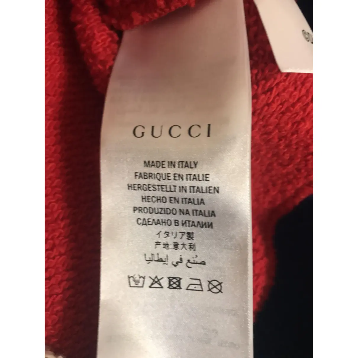 Grey Cotton Knitwear & Sweatshirt Gucci