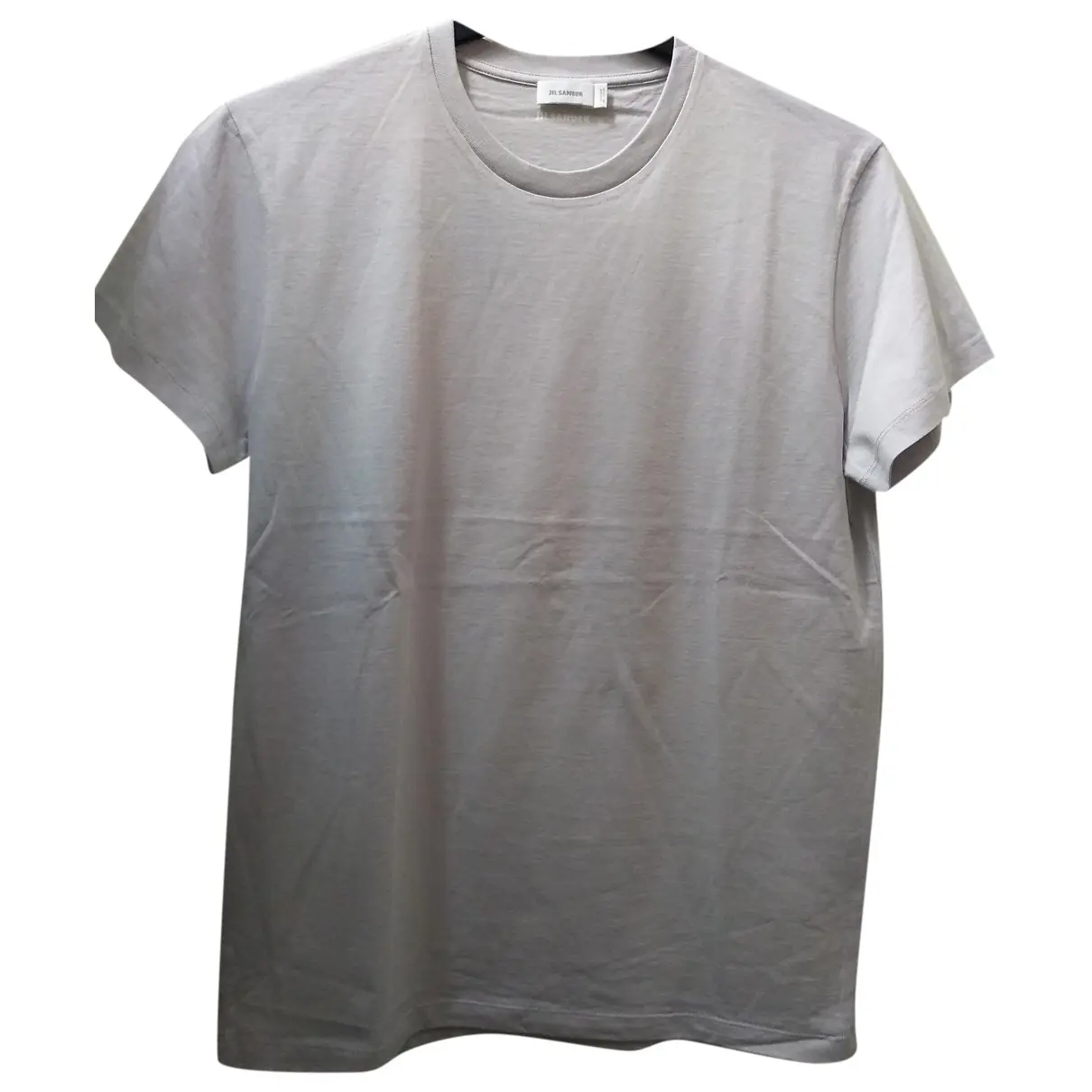 Grey Cotton T-shirt Jil Sander