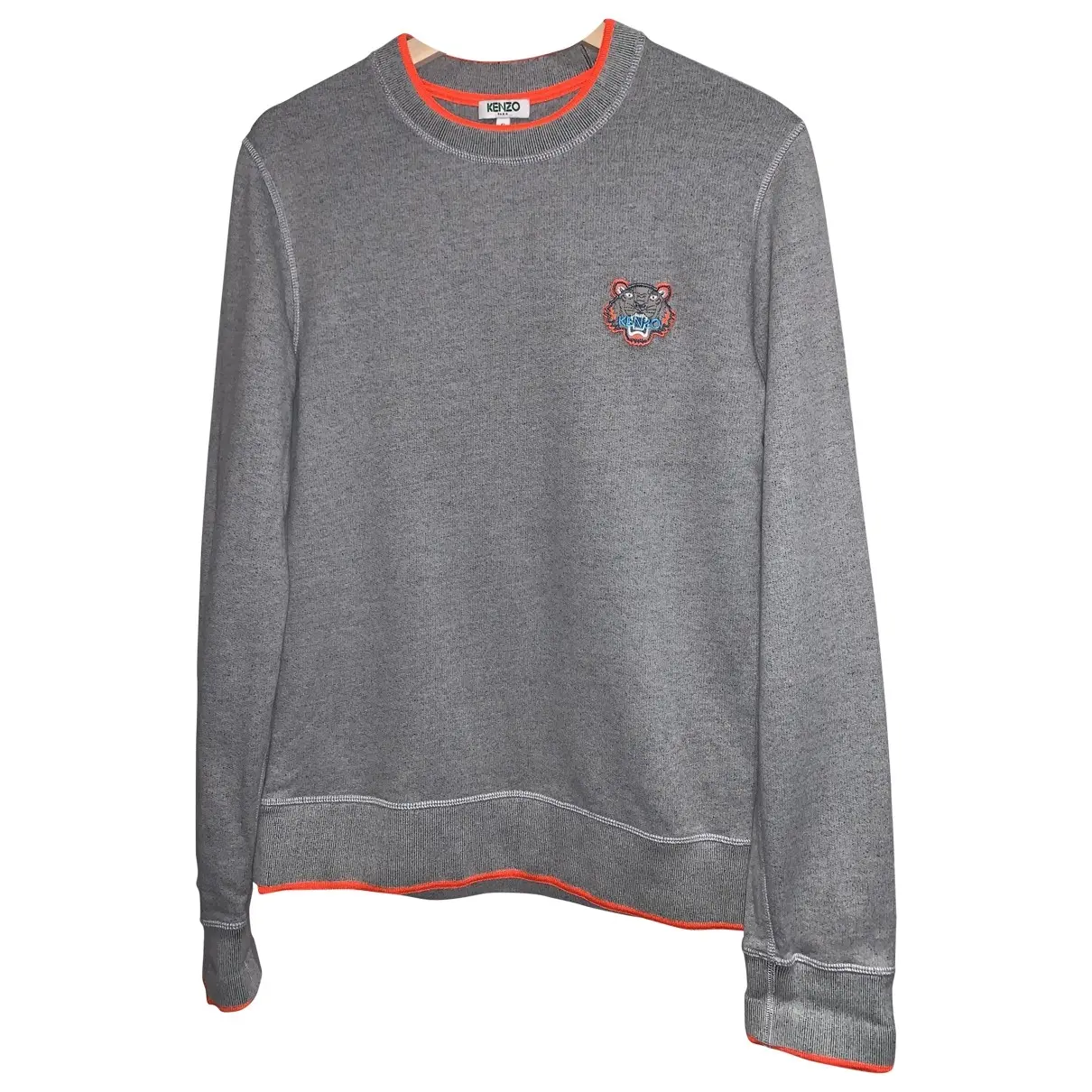 Grey Cotton Knitwear & Sweatshirt Kenzo