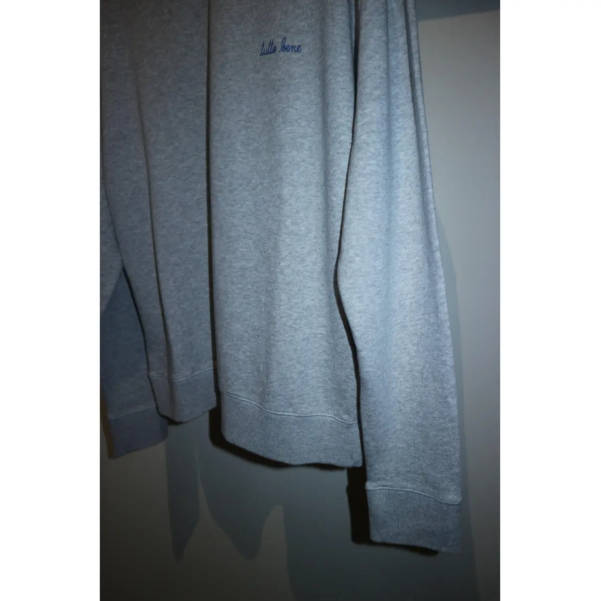 Grey Cotton Knitwear & Sweatshirt Maison Labiche