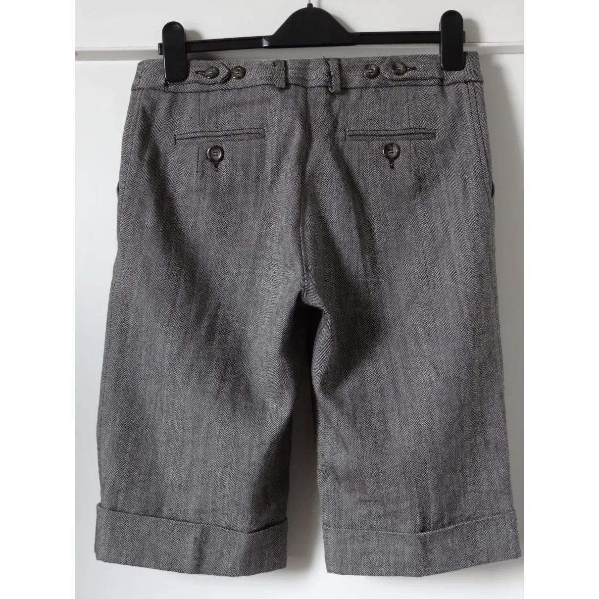 Buy Max Mara Weekend Grey Cotton Shorts online