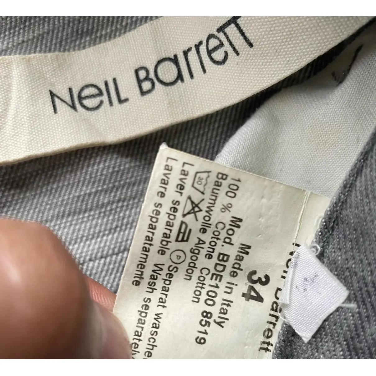 Straight jeans Neil Barrett