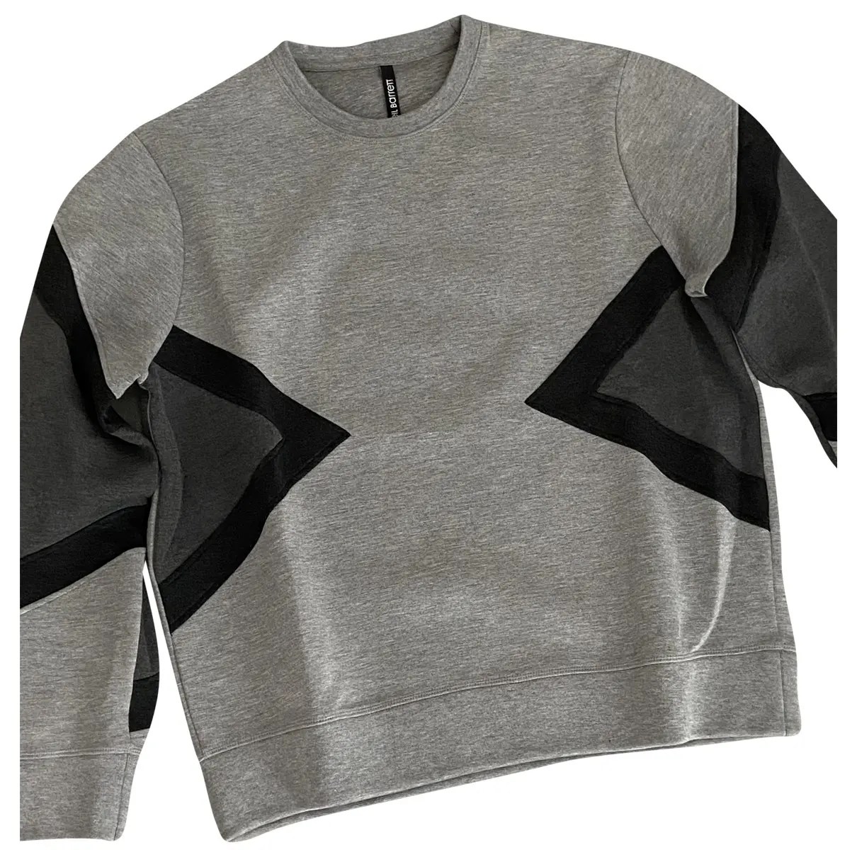 Grey Cotton Knitwear & Sweatshirt Neil Barrett