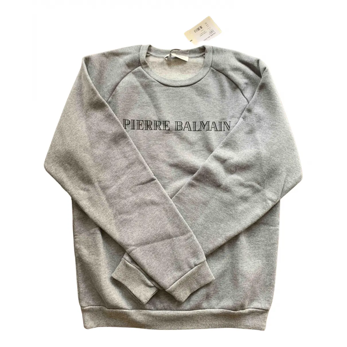 Grey Cotton Knitwear & Sweatshirt Pierre Balmain